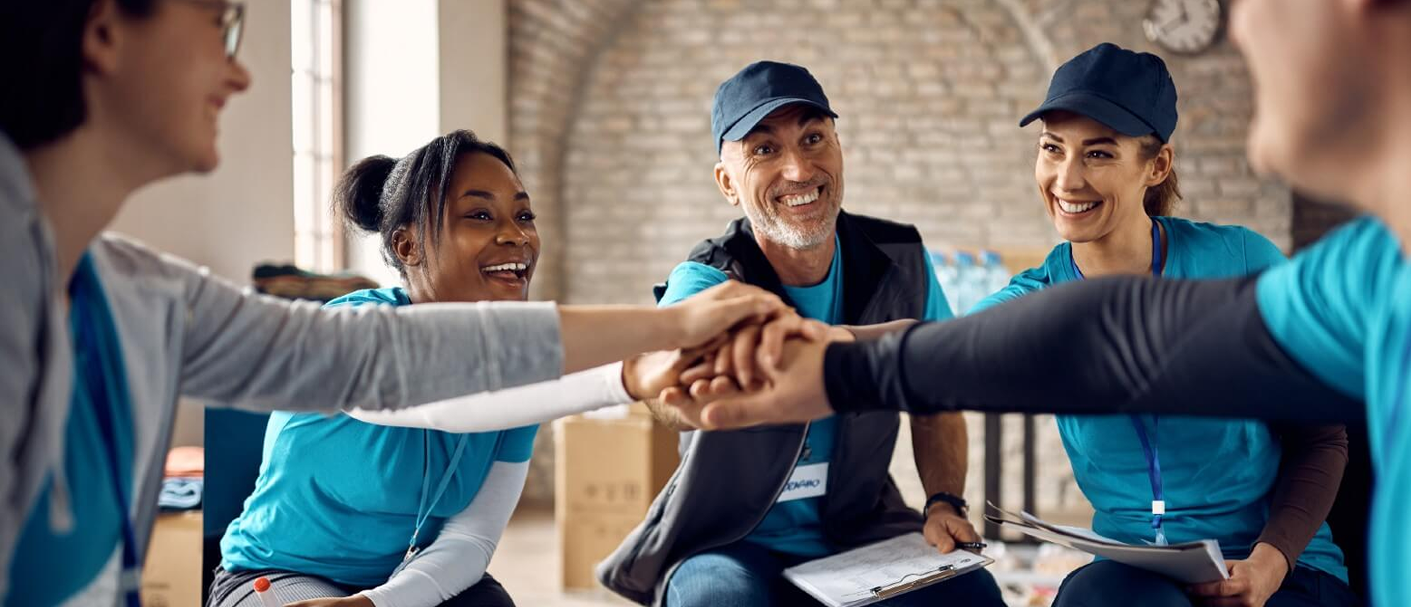 Charity and nonprofit volunteers
